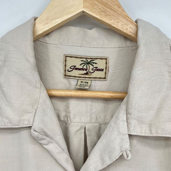 Tommy Bahama Jamaica Jaxx 100% Silk Button Up Men's Shirt XL - Picture 3 of 8